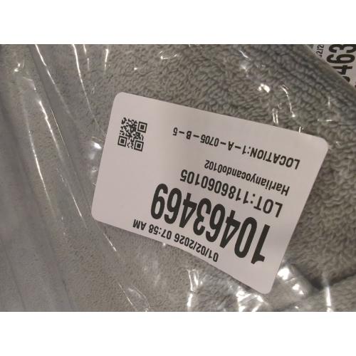 3 Pcs Haven Organic Cotton Terry Bath Towel in Harbor Mist Grey