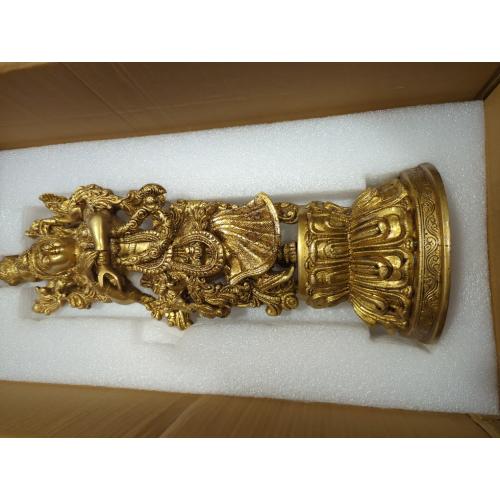 eSplanade - Brass Radha Krishna - Big Size - Brass Radha Idol Statue Sculpture (21) (Radha Antique)
