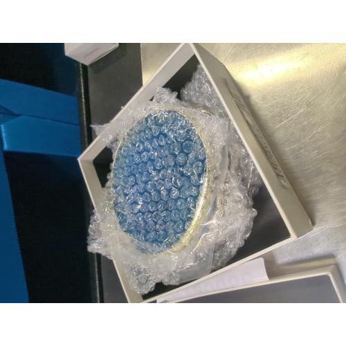 Blue 4 Pack eSplanade Natural Agate Coasters Bar Beer Coffee Tea Coaster - Set of 4 Coasters - Perfect Table Accessories Tableware (Blue)