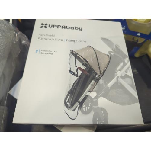 UPPAbaby RumbleSeat Rain Shield / Compatible with RumbleSeat models 2015-2019, V2, V2 , and V3 / Waterproof and Windproof Coverage / Ventilated Design / Quick Attachment / Easy Access to Child