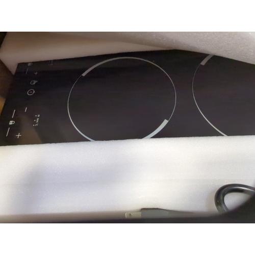 12“ Induction Cooktop, Double Induction Cooktop 2 Burner 110v-120v Electric Stove Top, Countertop and Built-in, 9 Power Levels, Child Lock, 120 Mins Timer