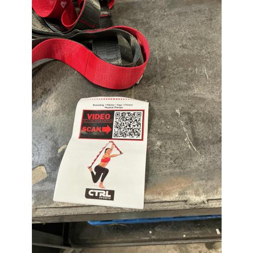 Stretching Strap with Loops - Non Elastic Stretch Band for Physical Therapy, Yoga Strap for Stretching Equipment, Stretch Bands for Exercise and Flexibility - Fascia, Hamstring & Leg Stretcher Belt