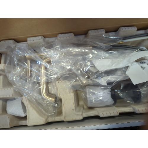 Delta Nicoli Brushed Gold Bathroom Faucet 1 Hole, Single Hole Bathroom Sink Faucet for Vanity, Push-Pop Drain Assembly, Champagne Bronze 15849LF-CZ