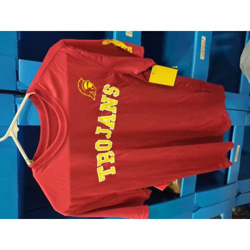Ultra Game NCAA Mens NCAA Official Short Sleeve Polo Shirt with Letter Print