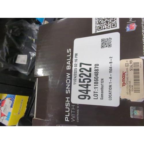 NFL plush Snowballs with team logo