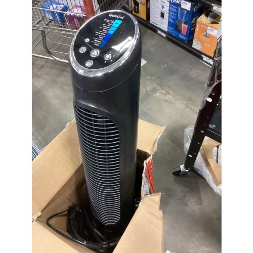 Honeywell QuietSet 40 in. H 8 speed Oscillating Tower Fan Remote Control