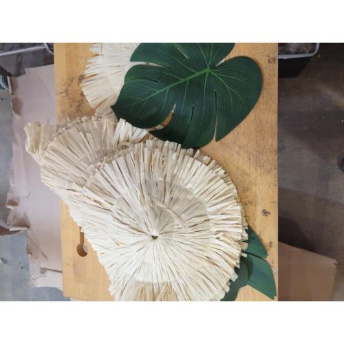 36pcs Luau Placemats and Palm Placemat, Round Luau Fringe Place Mats Tropical Palm Leaf Place Mats Bulk Summer Hawaiian Plate Chargers Table Placemats Tropical Party Supplies‼️Missing Hawaiian Plate Chargers Table Placemats Tropical Party Supplies‼️