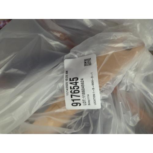 HANGSAGE Pants Hangers, 1-Pack Space-Saving Beechwood & Metal Jean Holder, 5-Tiers, 360° Swivel Hook & Non-Slip Rods, Elegant Closet Organizer