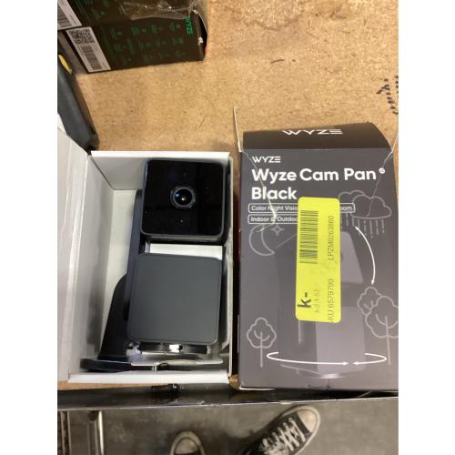 Pan V3 Wired Indoor/Outdoor 1080P HD Home Security Camera with Privacy Mode, Black