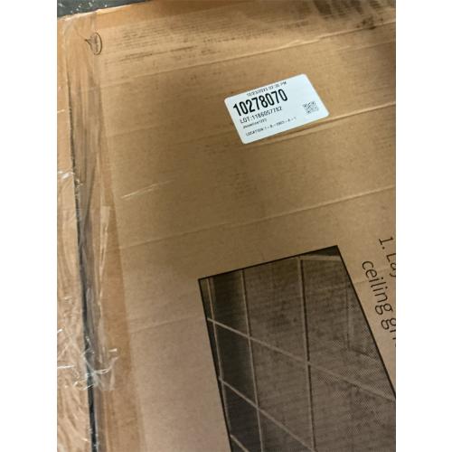 Art3d Drop Ceiling Tiles, 24x48in. White (12-Pack), Polyvinyl Chloride (PVC), Glue Down