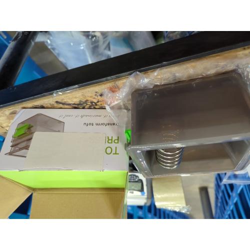 Tofu Press Dishwasher Safe - Easily Removes Water in 10-20 Minutes, Up to 3X More Efficient Tofu Pressing, BPA Free with Drip Tray - Enhanced Tofu Taste, Includes Tofu Cookbook