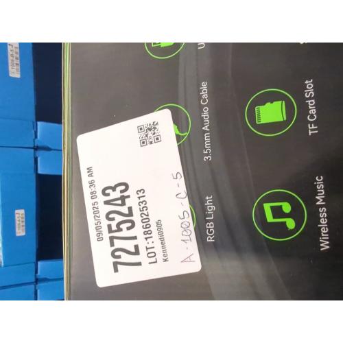 Black ZEALOT S97 80W high-power wireless speaker, with a built-in 16000mAh battery and RGB lighting, is compatible with memory card /USB/UAX/TWS stereo speakers and subwoofer hands-free calls