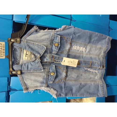 Size M Ginsiom Men's Denim Vest,Sleeveless Jacket Slim Fit Vintage Casual Ripped Summer Jean Vest for Men