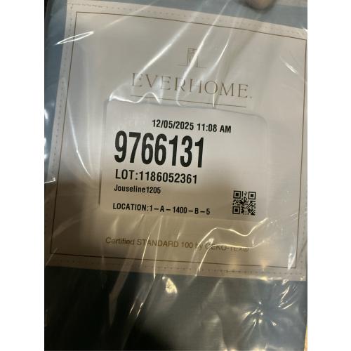 Everhome PimaCott Sateen 800-Thread-Count Standard Pillowcases in Skyway (Set of 2)