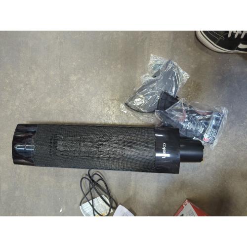 Lasko Ceramic Pedestal Heater with Remote Control: 1500W, Adjustable Thermostat, Portable, LED Display, ETL Listed