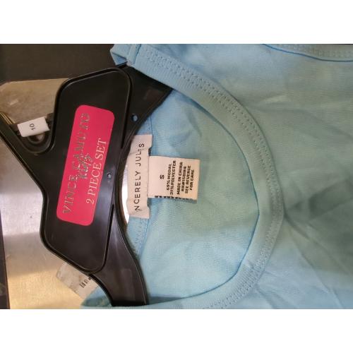 Sincerely Jules Women's 2 Piece Tank Tops Crew Neck Sleeveless Basic Stretch Casusal Yoga Crop Camis