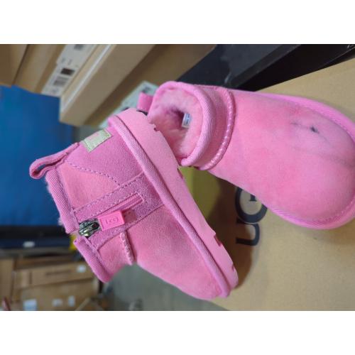 Size 8 . UGG® Classic Ultra Mini Boot - Toddler / Little Kid - Sachet Pink