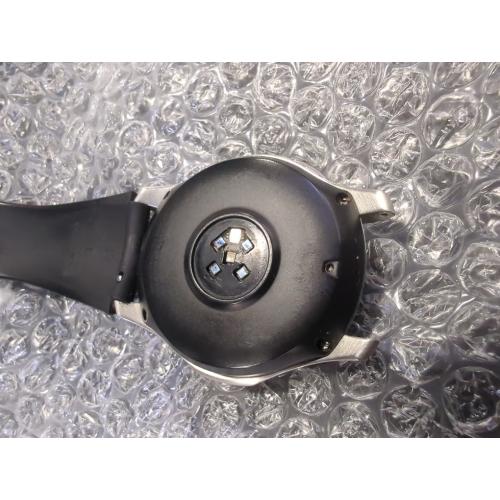 Samsung Galaxy Ai Watch 8 Classic Latin American Version SM-L500NZ (46mm) Bluetooth Wellness Tips Heart Rate Sleep to Workout Fitness Tracker (Silver Black Band SM-L500NZKALTA)