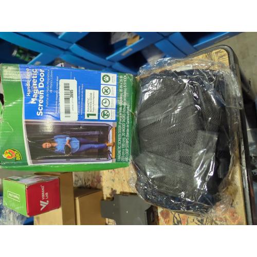 Duck Brand 86 in. x 39 in. Hands-Free Magnetic Mesh Screen Door