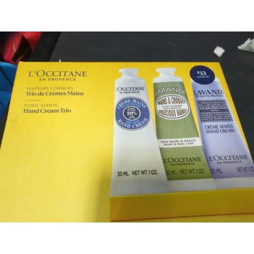 L'OCCITANE Hand Cream Classics, 3-Piece Set: Moisturizing Hand Creams, Iconic Scents, Vegan, All Skin Types, Perfect Gift, Made in France