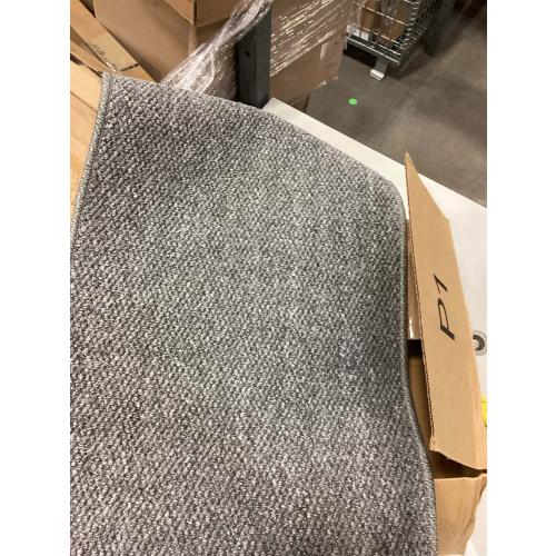 Artoid Mode Grey Machine Washable Non Slip Doormat,Soft Absorbent and Stain Resistant Kitchen Rugs for Sink Hallway Bathroom and Laundry 17x29 Inch