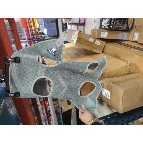 Size M Dog Grooming Hammock Harness for Dogs & Cats with Pet Nail Clipper Trimmer - Cat Hanger Sling for Trimming Clipping Nails- Dog Hammock Restraint Bag for Small Medium Large pet （ Grey )