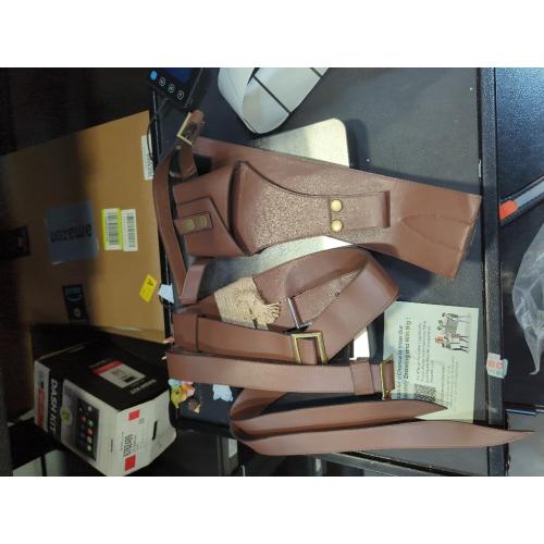 Luke Belt Han Solo Belt Vader Belt Holster with Pouches for SW Cosplay Accessories