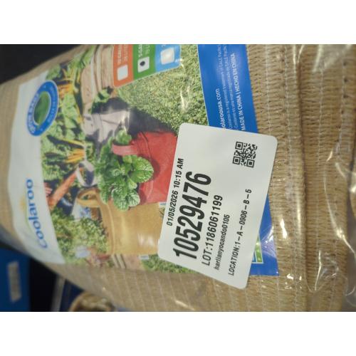 Coolaroo 2-Pack 5 Gallon Heavy Duty Plant/Vegetable/Herb/Fruit Breathable Fabric Grow Planter Pot Bags with Handles, Desert Sand