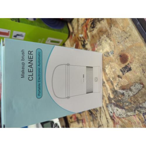 Electric Makeup Brush Cleaner - 9000 RPM Makeup Brush Cleaning Machine, IP65 Waterproof Automatic Makeup Brush Cleaner for Makeup Sponges and Brushes(Gray)