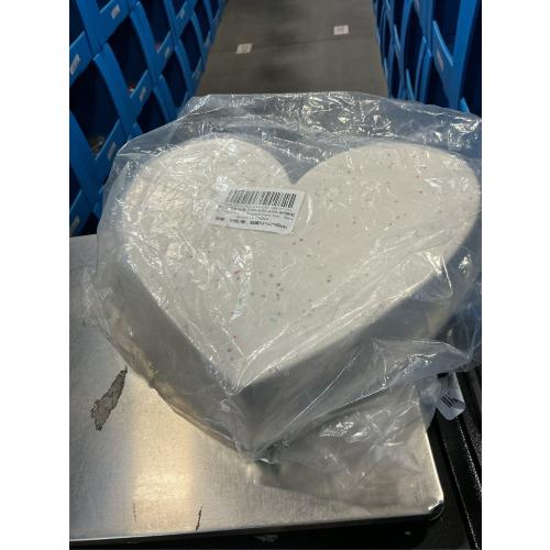 3 Pcs Silicone Heart Shaped Cake Pans 10 Inch 8 Inch 6 Inch Mini Small Large Heart Cake Pan Set Nonstick Silicone Heart Molds for Baking (Cream)