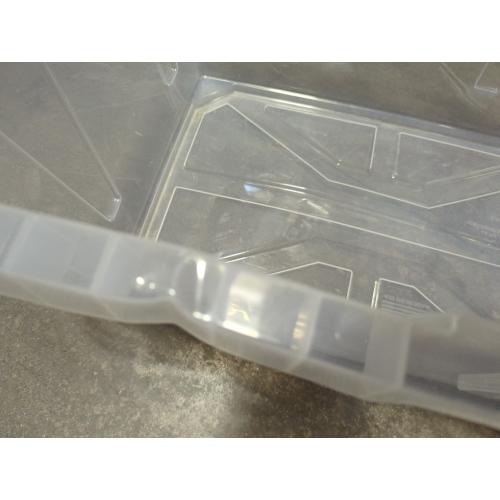 Project Source Commander Large 27-Gallon s (108-Quart) Clear Heavy Duty Tote