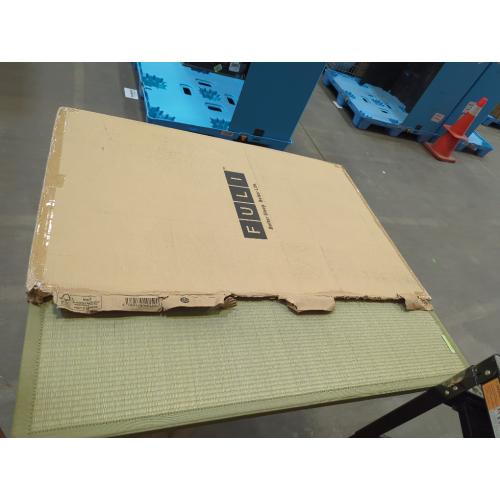 Green Twin Size FULI Japanese Tatami Mattress, Igusa Mat (100% Japanese Rush Grass) Folds in Three, Made in Japan (Natural, Twin)