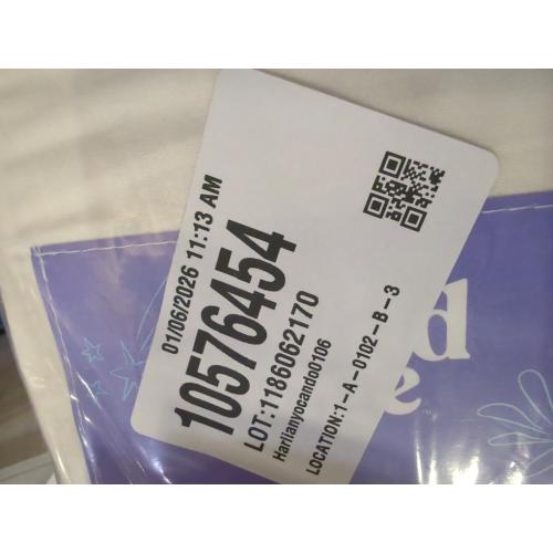 Wild Sage Brushed Cotton Percale 300-Thread-Count Standard/Queen Pillowcase in Coconut Milk