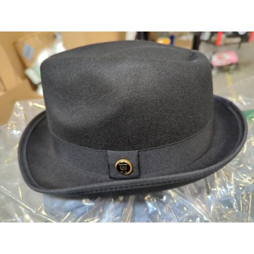 FADACHY Fedora Hats for Men & Women Short Brim Felt hat Trilby Fedora with Feather Panama Dress Hat