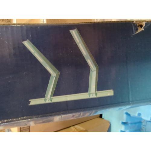 White DuctlessAire Outdoor Wall Bracket - Mini Split Mounting Bracket - Ductless Air Conditioner Wall Mount - Mini Split AC/Heating System Accessories for Window AC, HVAC, Heat Pump & More (9000-36000 BTU)