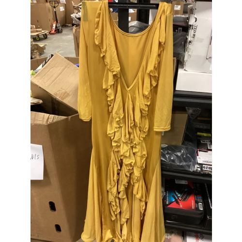 Yellow dress size large