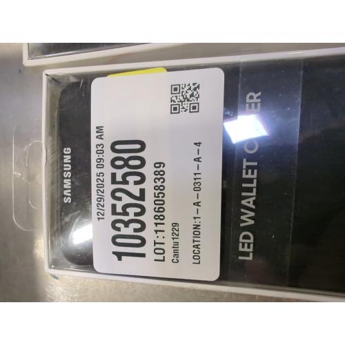 Samsung Galaxy S20  Plus Case, LED Wallet Cover - Black