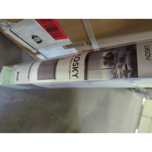 AOSKY Cordless Roller Shades Blackout Blinds for Windows Room Darkening Rolled Up Shades with Spring System, UV Protection Window Shades Door Blinds for Home and Office (50 W x 72 H, Ivory White)