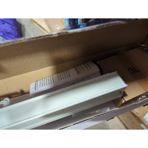 94931 3.5-in Cordless White Vinyl Door Vertical Blinds (Common: 78-in; Actual: 78-in x 84-in)