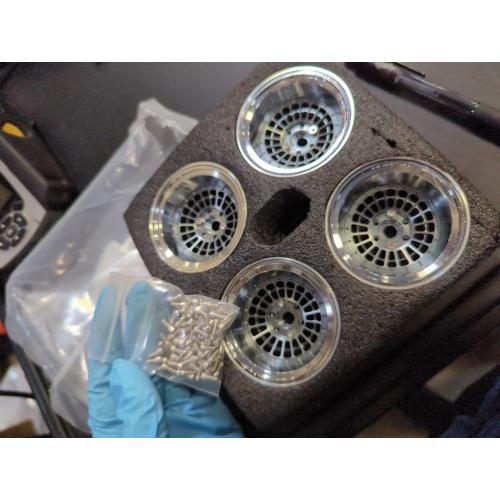 Aluminum Rally Dish Rim Wheels Compatible with XV-02PRO TT-02 TT-01E and Sukura 1/10 RC Drift Racing On Road Cars(Silver 4pcs)