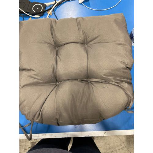 2 Pack Waterproof Outdoor Chair Cushions, Thick Tufted U-Shaped Seat Cushions with Adjustable Ties for Garden Chairs, Patio Furniture, 19x19x4.5 Inches