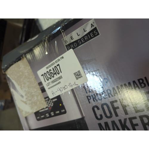 bella PRO - 12-Cup Programmable Coffee Maker - 90194 - Stainless Steel