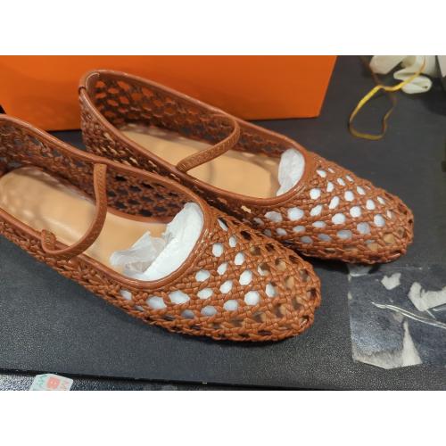 IBDPOSH..Size 7...Woven Mesh Ballet Flats for Women with Metal Buckle Strap Ballerina Flat Shoes Comfortable Round Toe Mary Jane Flat.
