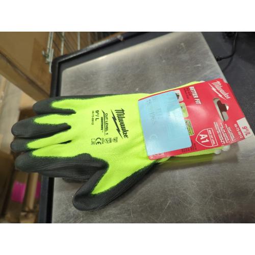 Milwaukee 48738921 High Visibility Cut Level 2 Polyurethane Dipped - 9L