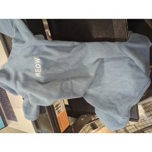 ROZKITCH Sphynx Cat Shirt, Breathable Soft Jumpers for Hairless Cats Only, Coat with Four Legs, Warm Sweater T-Shirt Pajamas Jumpsuit Vest Cornish Rex, Devon Rex, Peterbald Blue XXL