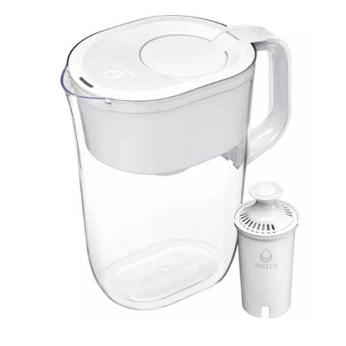 Brita Water Filter 10-Cup Tahoe Water Pitcher Dispenser White