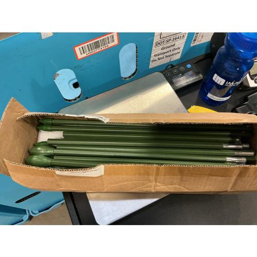 Round Heavy Duty Tomato Cage - 55 Inch Steel Core Plastic Coated Garden Trellis, 4-Post Rustproof Plant Support for Tomato/Cucumber/Beans, No Tools Snap Assembly, Spare Parts Available