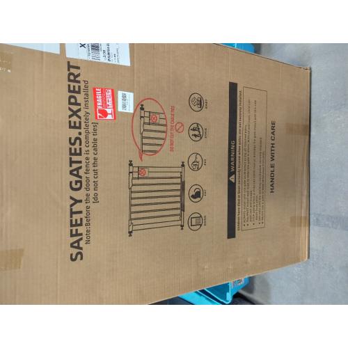 41 Tall Safety Pet Gate,Adjustable 29.92-43.71 Wide,No Drilling Pressure Mount Kit,Auto Close Cat Gate Suitable for Stairs,Doorways,White (29.92-43.71 W)