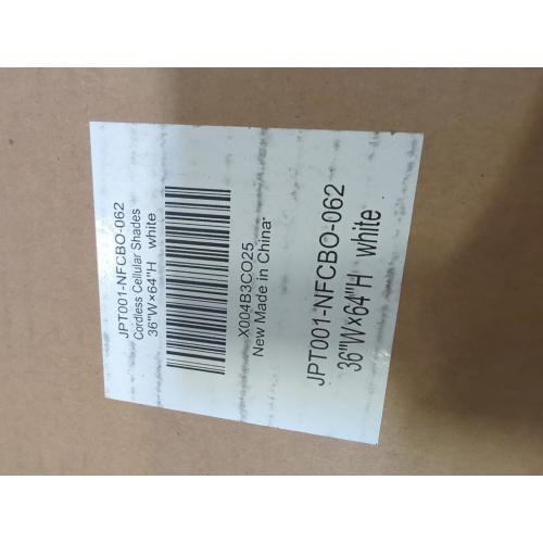 LazBlinds No Tools No Drill Cordless Cellular Shades, Blackout Light Blocking Honeycomb Shades for Home, Thermal Insulation Blinds for Windows, 36 W x 64 H, White