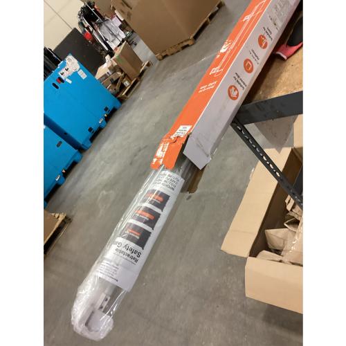 Retractable Baby Gate for Stairs & Doorways, 55 Wide x 33.6 Tall Easy Installation Mesh Dog Gate for Indoor & Outdoor Use,Pet and Dog Safety Gate for Hallways(White)